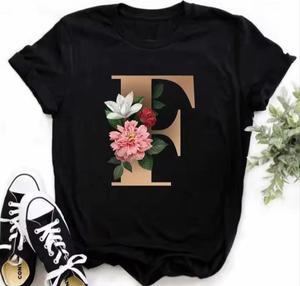 Camiseta de Manga Corta 2026, Informal, Personalizable, con Estampado Gráfico, Diseño Dulce en Acuarela, Camiseta de Verano - Product Image 1