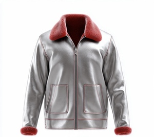 High Quality Premium Cool and Classy Fur Leather <b>Jacket</b> - Product Image 5