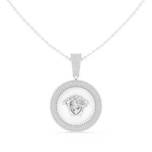 Collier pendentif pièce de monnaie en or jaune 14 carats pour femme, bijoux d'inspiration chrétienne, à porter au quotidien - Product Image 5