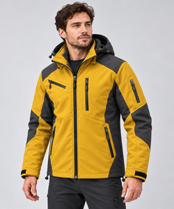 Chaqueta de Invierno para Hombre, Gruesa, con Forro Polar, Capucha, Resistente al Viento, para Escalada, Senderismo, Viajes, Uso Casual al Aire Libre, con Logotipo Personalizado - Product Image 4
