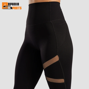 Leggings Deportivos Casuales OEM, Ajustados, Transpirables, de Spandex/Nylon, Personalizados, de Cintura Alta para Chicas - Product Image 5