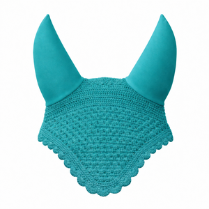 Malla antimosquitos para caballo, gorro de ganchillo con orejeras, red para orejas de caballo, gorro insonorizado para equitación, accesorio ecuestre. - Product Image 1