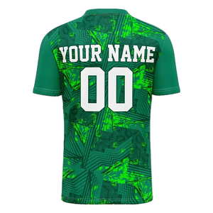 เสื้อฟุตบอลสีดำทองแบบกำหนดเองปี 2026 เสื้อกีฬาระบายอากาศได้ดี ผลิตจากโพลีเอสเตอร์ ชุดทีมพร้อมโลโก้ส่วนตัว ผู้ผลิต OEM - Product Image 2
