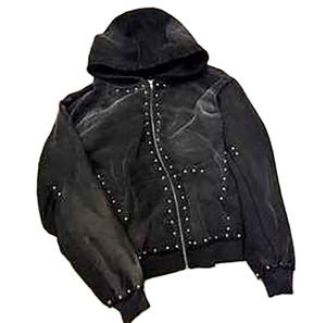 Vente en gros de vêtements personnalisés pour hommes taille plus sweats à capuche strass design high street wear sweat à capuche zippé pour hommes - Product Image 3