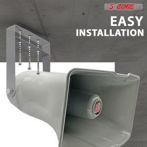 Haut-parleur de sonorisation 350W PA, 13,5 pouces, intérieur/extérieur, 8 ohms, résistant aux intempéries, type corne de bœuf - Product Image 6