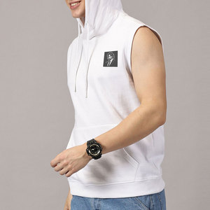 Free Shipping Wholesale Custom Design Blank <b>Sleeveless</b> Workout Gym <b>Hoodie</b> for <b>Men</b> Made Pakistan - Product Image 2