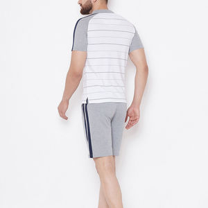 Conjunto Deportivo de Verano para Hombre, Personalizado OEM, Corte Ajustado, Secado Rápido, Transpirable, 100% Algodón, Camiseta Polo de Manga Corta y Pantalones Cortos para Correr - Product Image 4