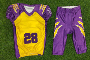 Tenues de football américain personnalisées : Créez vos propres ensembles de maillots de football américain pour jeunes par sublimation - Product Image 2