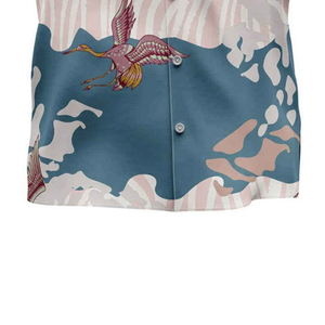 Fashionable Beach Shirts For Men's Custom Beach Wear High Quality Button Shirt & Board <b>Surf</b> Shorts Floral Pattern Beach Shirts - Product Image 6