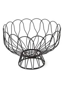 Panier à fruits minimaliste en fer pour une cuisine contemporaine, aux lignes épurées et offrant un rangement fonctionnel. - Product Image 4