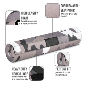 Almohadillas de Goma para Barra de Pesas, Unisex, con Logotipo Personalizado, Transpirables, Cómodas, Soporte para Hombros y Cuello, Alta Calidad, Duraderas - Product Image 5