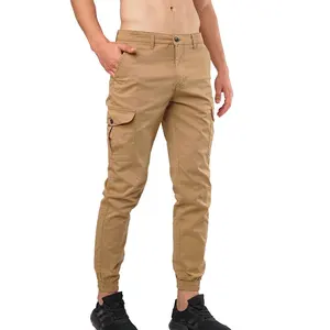 새로운 패션 남성 멀티 포켓 힙합 바지 바지 스트리트웨어 운동복 남성 캐주얼화물 바지 캔버스 패브릭 맞춤형 로고