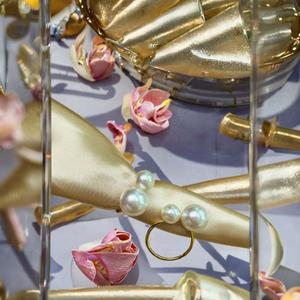 DE AARTICO Porte-serviettes de luxe classique de style européen, fait main en aluminium, personnalisable, pour mariage, fête, restaurant, hôtel, table - Product Image 5