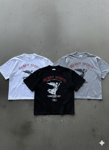 Camisetas de corte y confección con serigrafía de logotipo, 100% algodón de alta densidad, corte perfecto, el mejor material, camisetas unisex extragrandes. - Product Image 2