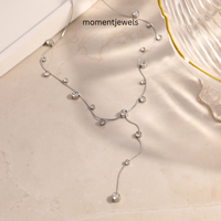 Collier chaîne à maillons en zircon en acier inoxydable 304 plaqué or rose, bijou tendance avec pendentif pour femme, cadeau de fête