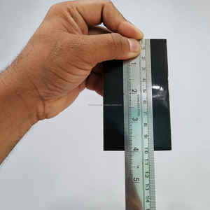 Elegante Gema Cabujón Baguette de Búfalo Negro con Acabado Brillante en un Solo Lado a un Precio Competitivo - Product Image 4