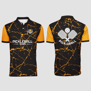 เสื้อโปโลพรีเมียมสำหรับกีฬาพิคเคิลบอล ผ้าโพลีเอสเตอร์น้ำหนักเบา ระบายความชื้น แห้งเร็ว เหมาะสำหรับการเล่นกีฬา - Product Image 5