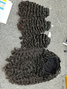 Vente en gros d'extensions de cheveux bouclés birmans, cheveux bruts, cheveux vierges, cheveux Remy, cheveux vietnamiens à double trame - Product Image 4
