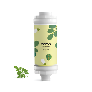 แผ่นกรองฝักบัวสมุนไพรมะรุมสดจากเกาหลี วิตามินซี บำรุงผิวตามธรรมชาติ กำจัดสนิม กำจัดคลอรีน กลิ่นหอมอโรมาเธอราพี - Product Image 1