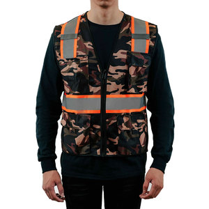 High Quality Reflective Tape Safety Vest <b>Jackets</b> Hi Vis Working Wear Construction Warehouse <b>Worker</b> Uniform Vest <b>Jackets</b> - Product Image 3