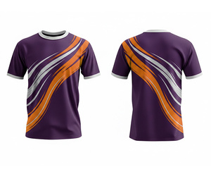Custom Teamwear Sublimation T-Shirts with OEM Branding and Team Uniforms| <b>Men</b> Women Youth Sizes | Lightweight Quick Dry - Product Image 3