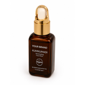 Kumkumadi Facial Serum Premium Botanical Skincare Formula Natural Oil Blend Private Label Cosmetic <b>Herbal</b> <b>Supplements</b> - Product Image 1
