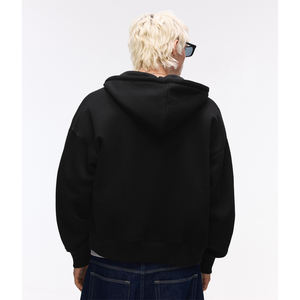 Sweat-shirt à capuche zippé personnalisé pour homme, anti-plis, style streetwear oversize, épais, unisexe, OEM - Product Image 2