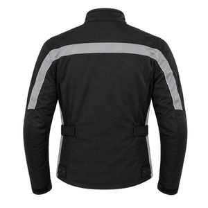 Chaqueta de Motocicleta Negra y Gris para Hombre, Ropa de Protección para Motociclistas, Chaqueta Resistente para Motociclismo al Aire Libre, Ropa para Motociclistas de Turismo y Carreras - Product Image 2