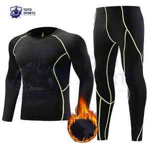 ชุดแรชการ์ดผู้ชายคุณภาพสูง สวมใส่สบาย ระบายอากาศได้ดี ทรงเข้ารูป น้ำหนักเบา เหมาะสำหรับออกกำลังกาย แขนยาว - Product Image 5