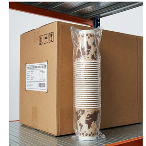 Vaso de Papel de Doble Pared de 8oz/250ml Personalizado al por Mayor, Impreso, Desechable, con Protección Térmica, para Café, Proveedor Mayorista - Product Image 3