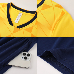 Conjunto de Uniforme de Fútbol Personalizado 100% Poliéster Transpirable para Adultos Unisex, Uniformes de Entrenamiento con Logotipo Impreso - Product Image 6