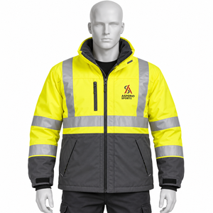 Ropa de Trabajo Resistente, Diseño Ligero y Cómodo, Chaqueta de Seguridad Industrial para Exteriores, Prenda Exterior Reflectante Personalizada - Product Image 1
