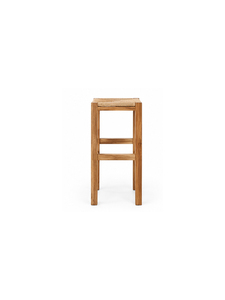 Tabouret de salle à manger en rotin moderne avec pieds en bois, design contemporain pour l'ameublement de la maison, stable et durable, utilisation en intérieur et en extérieur - Product Image 4