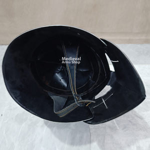 Casque Batbuta médiéval fait main en acier doux, armure de tête intégrale, visière réglable, casque de guerrier pour reconstitution historique - Product Image 5