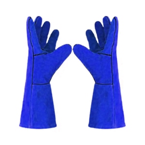 ถุงมือเชื่อมหนังวัวสะท้อนแสงคุณภาพสูง ป้องกันความร้อนและประกายไฟ สำหรับงานอุตสาหกรรมและการใช้งานประจำวัน - Product Image 6