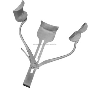 Écarteur abdominal Ricard à 3 lames, instrument chirurgical auto-serrant, pour chirurgie générale et laparotomie, en acier inoxydable - Product Image 4