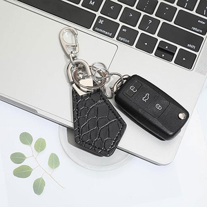 Leather Keychain Premium Handmade <b>Key</b> <b>Ring</b> Durable Accessory for Men Women and Automotive Use - Product Image 2