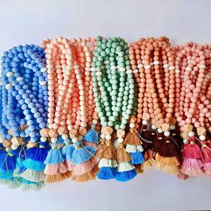 Cuentas de Oración Musulmanas de Alta Calidad, Hechas a Mano con Resina y Semillas Naturales de Kuka, Pintadas a Mano, Tasbih - Product Image 5