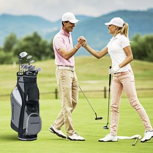 Sac de golf imperméable à 14 compartiments avec housse de pluie - Product Image 2