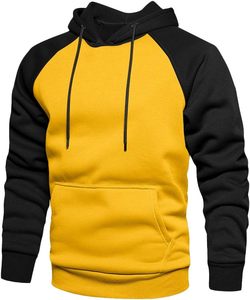 Sweat à capuche décontracté surdimensionné en molleton crocheté 100 % coton de haute qualité pour homme, avec impression en relief de lettres, collection automne - Product Image 1