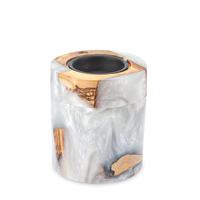 Brûleur d'encens Mabkhara en bois de résine 100 % naturel, fait main, écologique, style art moderne, diffuseur d'aromathérapie, collection 2025
