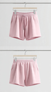 Nuevos pantalones cortos casuales de verano para mujer: cintura con cordón, ajuste relajado, bolsillos laterales, tela suave de mezcla de algodón, cintura elástica - Product Image 6