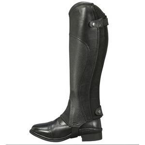 Demi-chaps d'équitation équestre en cuir de qualité supérieure avec design personnalisé en diamant - Product Image 5