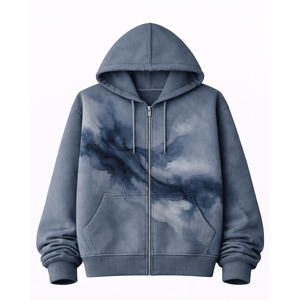 Sudadera con capucha para hombre, tela de forro polar suave, cálida, transpirable, cómoda, de corte relajado, ideal para uso casual en invierno y moda urbana. - Product Image 2