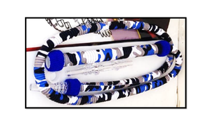 ราคาขายส่ง ซื้อจำนวนมาก สายสูบบุหรี่แบบพรางสีน้ำเงินคุณภาพพรีเมียม สายชิชาแบบยืดหยุ่น ผ้าลายพรางทหาร ด้ามจับนุ่ม พร้อมสายต่อ - Product Image 2