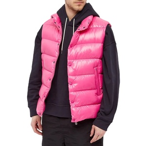 Chalecos de Invierno para Hombre, Personalizados con Logotipo, de Poliéster Grueso y Cálido, sin Mangas, con Tela Brillante - Product Image 2