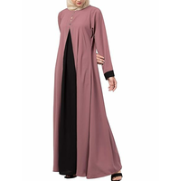 Services OEM – Nouvelle Abaya Femme en Polyethersulfone Double Couche, Design Élégant, Séchage Rapide, Respirante, Extensible dans les Quatre Sens, Longueur Cheville