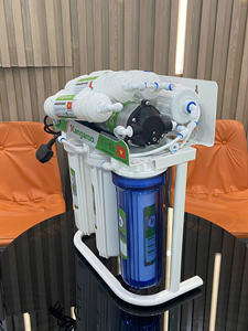 Purificateur d'eau avec support et manomètres, système RO - Purificateur d'eau par osmose inverse haute efficacité - Product Image 3