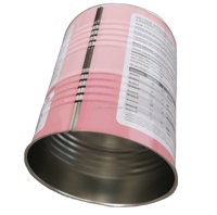 Boîte de conserve vide en métal pour pâte de tomate 500g Sauce chili boîtes de conserve en poudre de lait avec bouchon en plastique doré