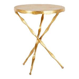 Rounded Top Decorative Living Room Corner <b>Table</b> <b>Gold</b> Finished Stand Hotel Luxury Furniture Metal Coffee <b>Tables</b> - Product Image 1